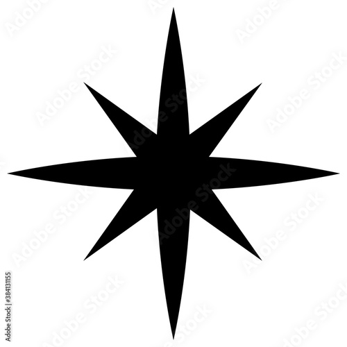 Wallpaper Mural 
A sparkling star glyph icon vector 
 Torontodigital.ca
