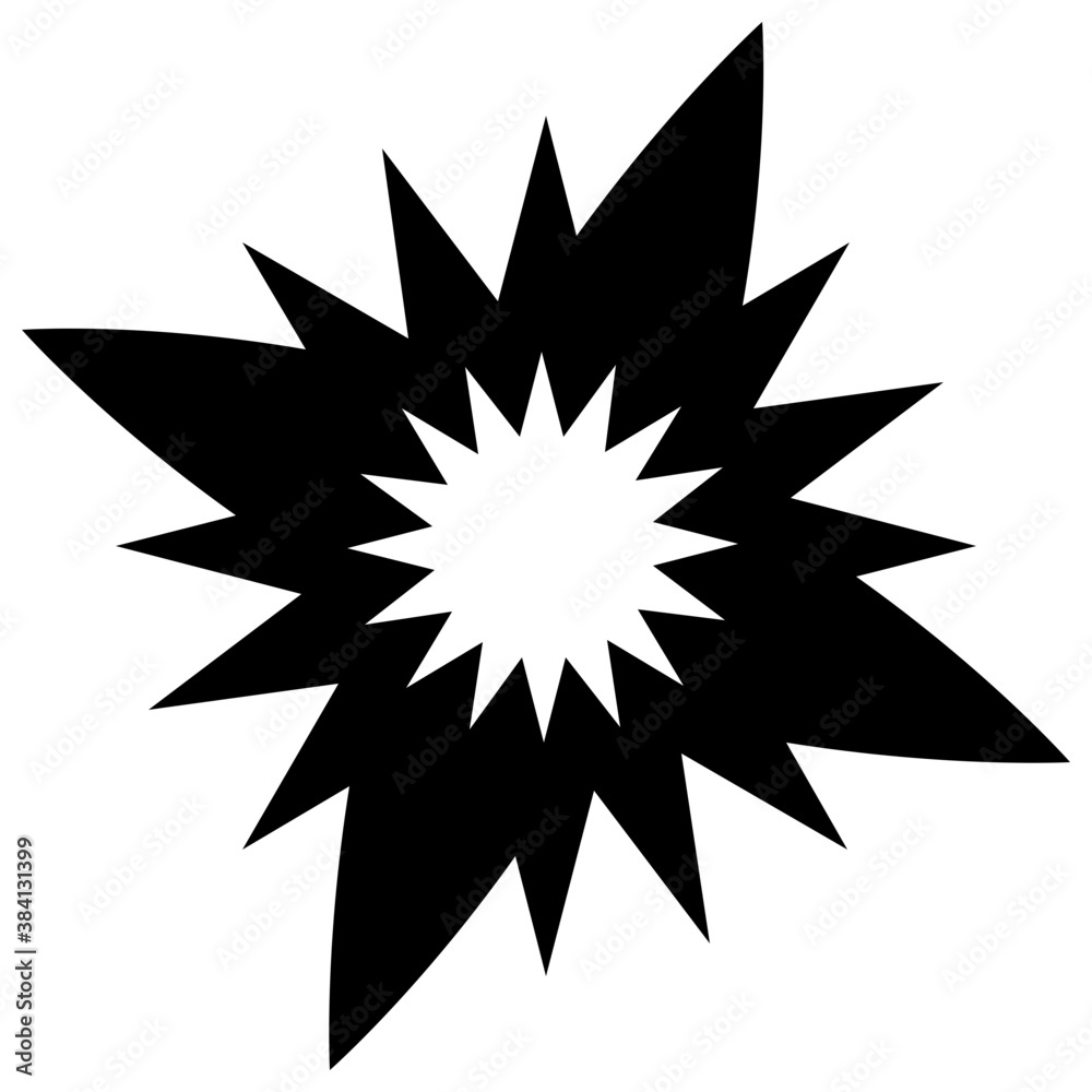 A sparkling star glyph icon vector
A sparkling star glyph icon vector