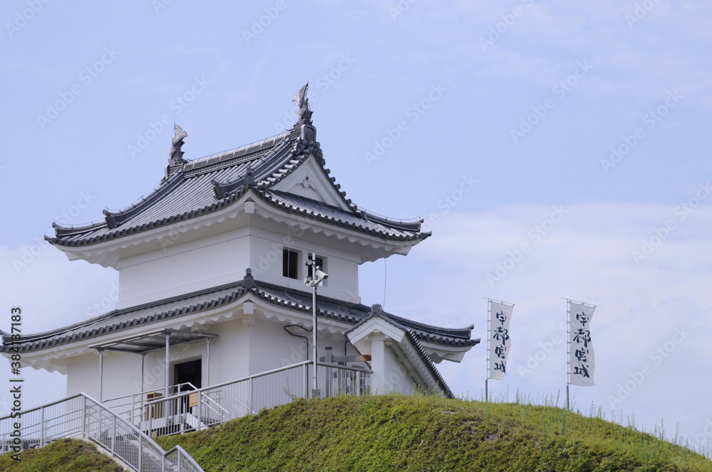 Obraz premium 城址公園のやぐら