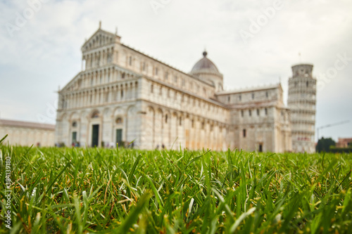 Obraz na płótnie The leaning tower of Pisa in Pisa, Italy w salonie