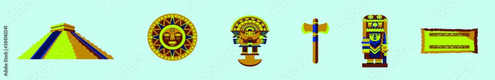 Ancient mexican vector mythology symbols. american aztec, mayan culture native totem patterns. Aztec and mexican tattoo, illustration of mayan symbol tattoo on blue Ancient mexican vector mythology symbols. american aztec, mayan culture native totem patterns. Aztec and mexican tattoo, illustration of mayan symbol tattoo on blue