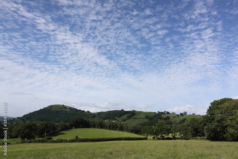 landscape with sky and clouds