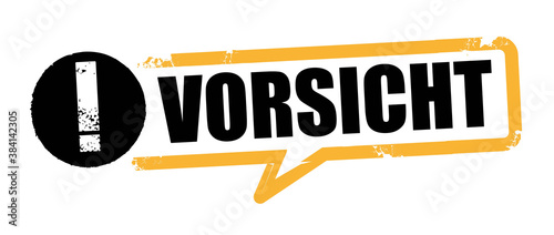 Stempel VORSICHTIG