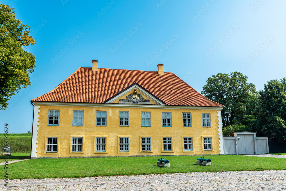 The Commander House in Kastellet ( The Citadel), Copenhagen, Denmark