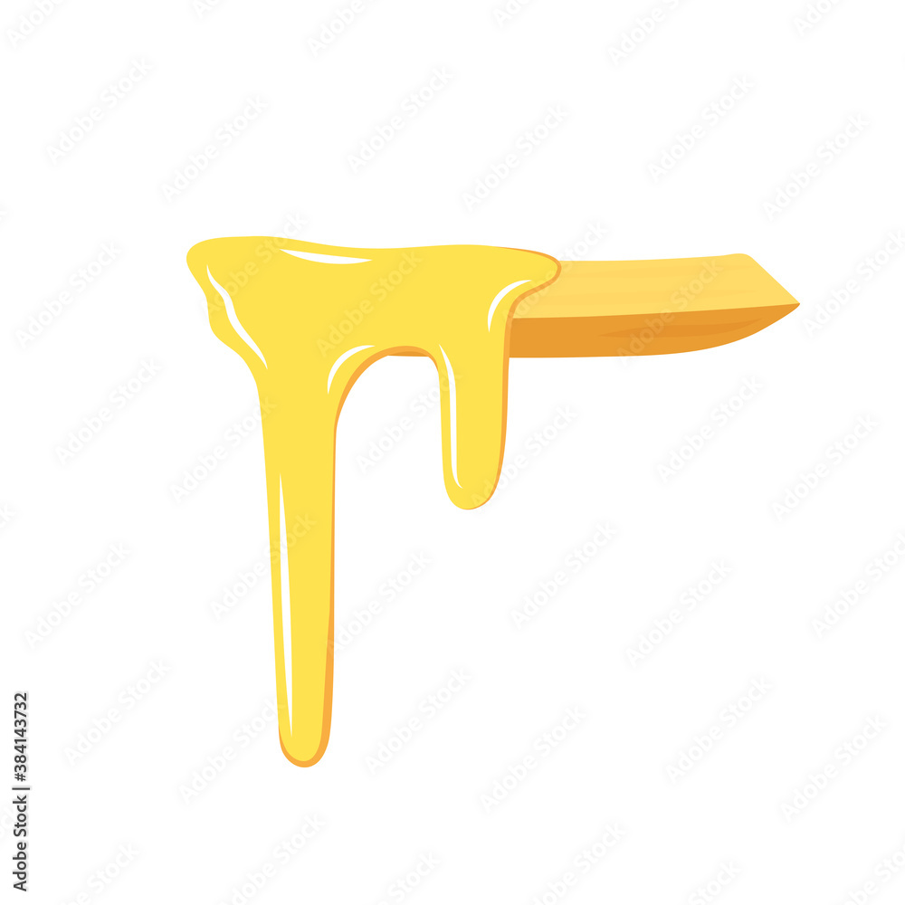 Fototapeta premium Cheese and French fries vector. wallpaper. cheese stretch. cheese on white background. Cheese Fries poster.