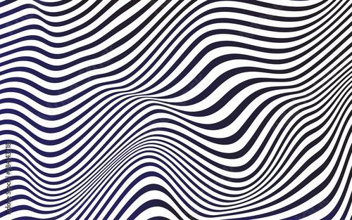 minimalist abstract black blue and white background. Abstract Background with Wavy Lines. Wavy Stripes for Web Design, Web Site, Wallpaper, Banner, Presentation, Cover. © renaldi