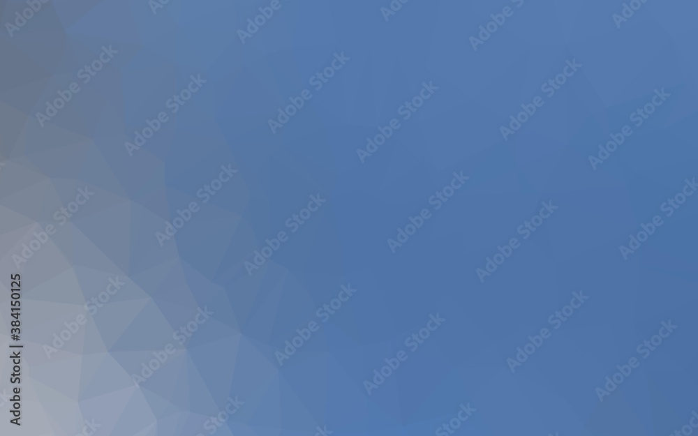 Obraz premium Light BLUE vector shining triangular pattern.