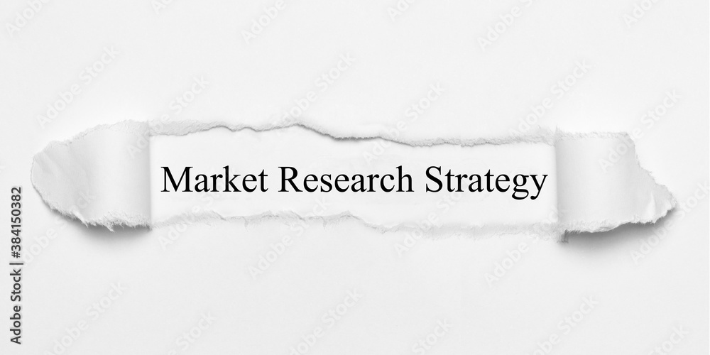 Obraz premium Market Research Strategy