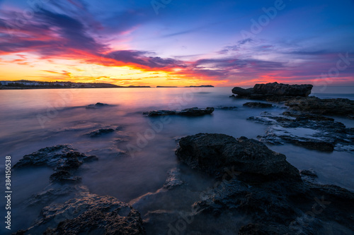 Port des Torrent Sunset  Ibiza.