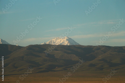 view of the mountains