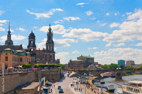 Blick auf Dresden  Deutschland