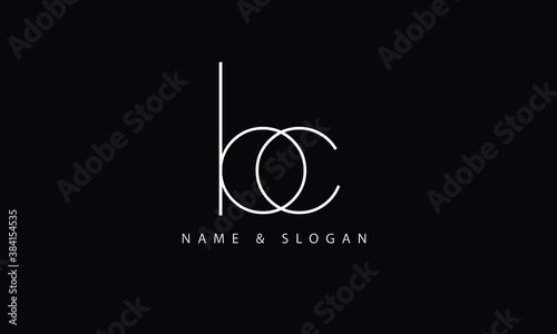 BC, CB, B, C abstract letters logo monogram