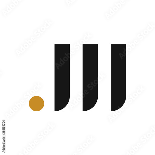 Initial letter jm or mj logo vector design templates