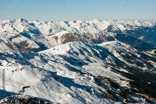 Meribel Mottaret Mont Vallon Les Trois Vallees 3 Valleys ski area French Alps France