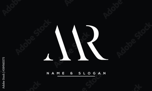 MR, RM, M, R  Abstract Letters Logo Monogram