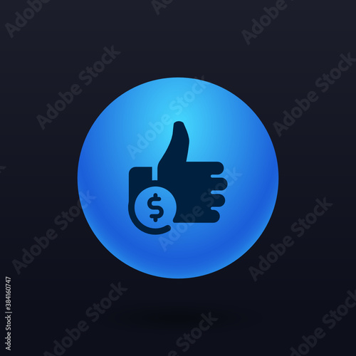 Cost Per Like - Button