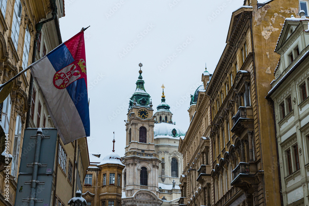 チェコ　プラハ歴史地区の聖ニコラス教会