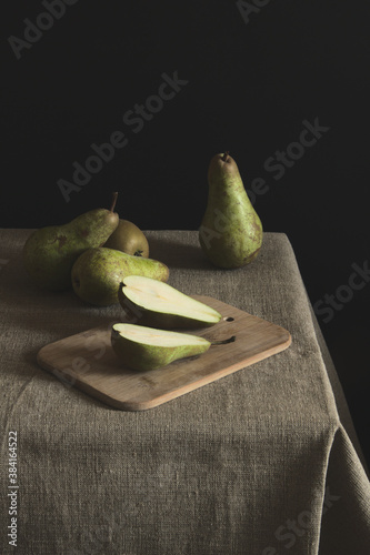 still life with pear