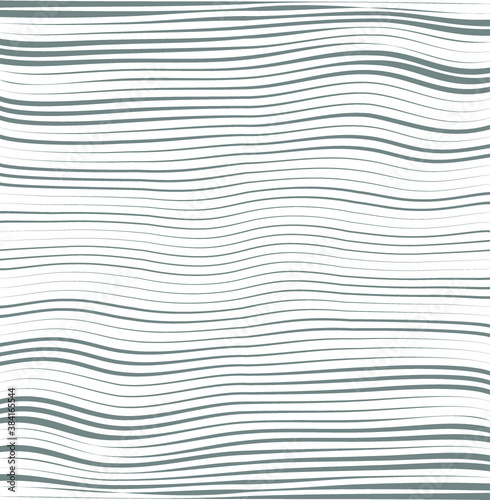 Abstract warped Diagonal Striped Background . Vector curved twisted slanting, waved lines texture