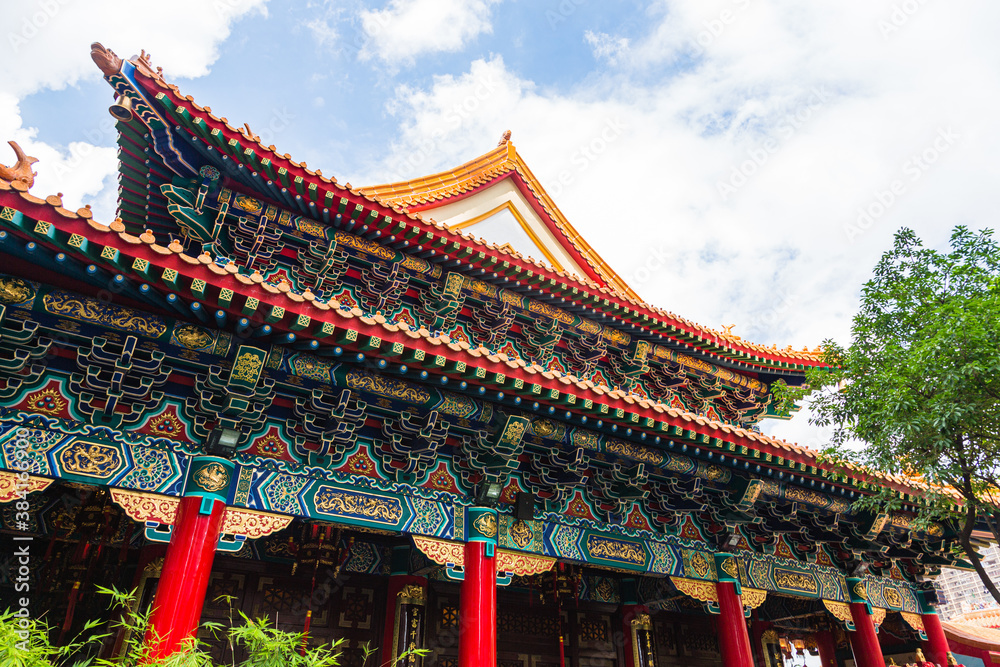 香港の九龍黄大仙区の黄大仙祠 香港の九龍黄大仙区の黄大仙祠
