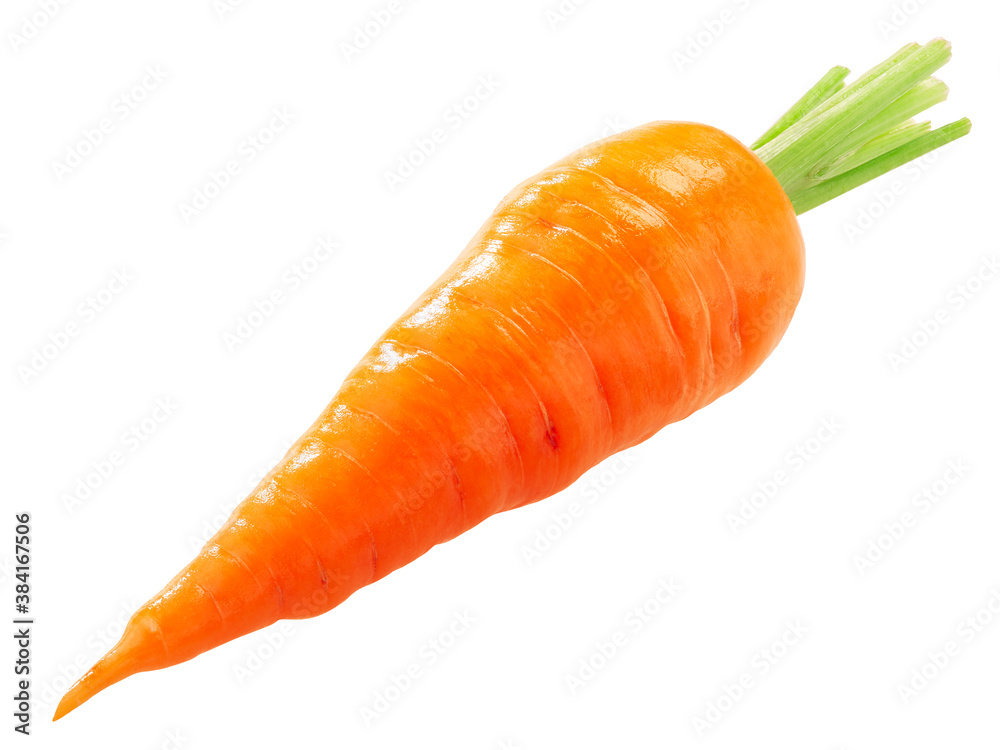 Royal Chantenay carrot, short-rooted variety w/ tapered tip, isolated Royal Chantenay carrot, short-rooted variety w/ tapered tip, isolated