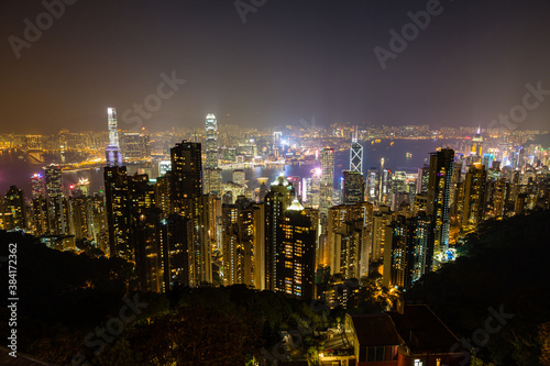 香港 ヴィクトリア・ピークからの夜景 