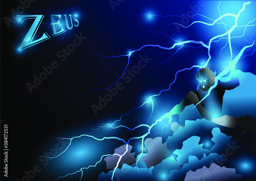 The thunder of the god Zeus