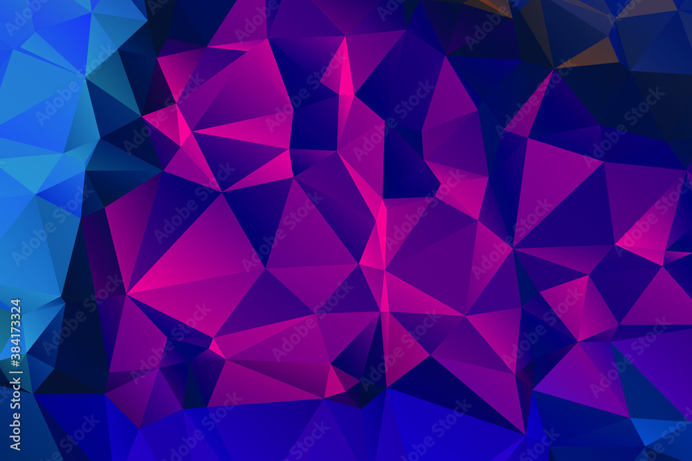 Abstract Color Polygon Background Design, Abstract Geometric Origami Style With Gradient. Presentation,Website, Backdrop, Cover,Banner,Pattern Template