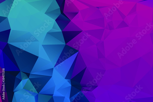 Abstract Color Polygon Background Design, Abstract Geometric Origami Style With Gradient. Presentation,Website, Backdrop, Cover,Banner,Pattern Template