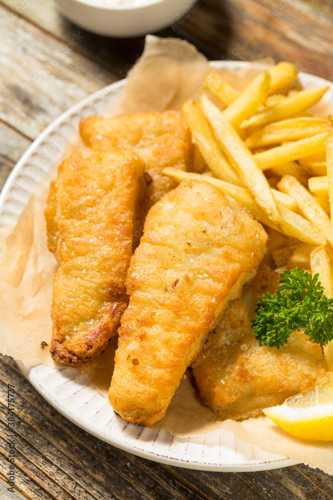 Homemade British Fish and Chips Homemade British Fish and Chips