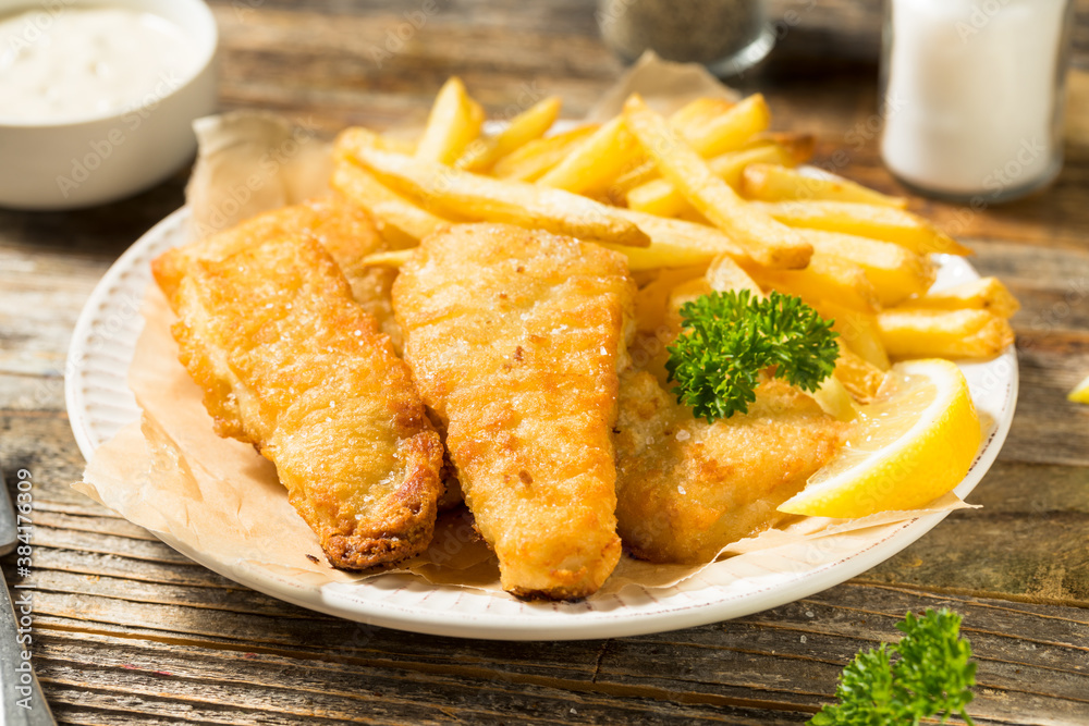 Homemade British Fish and Chips Homemade British Fish and Chips