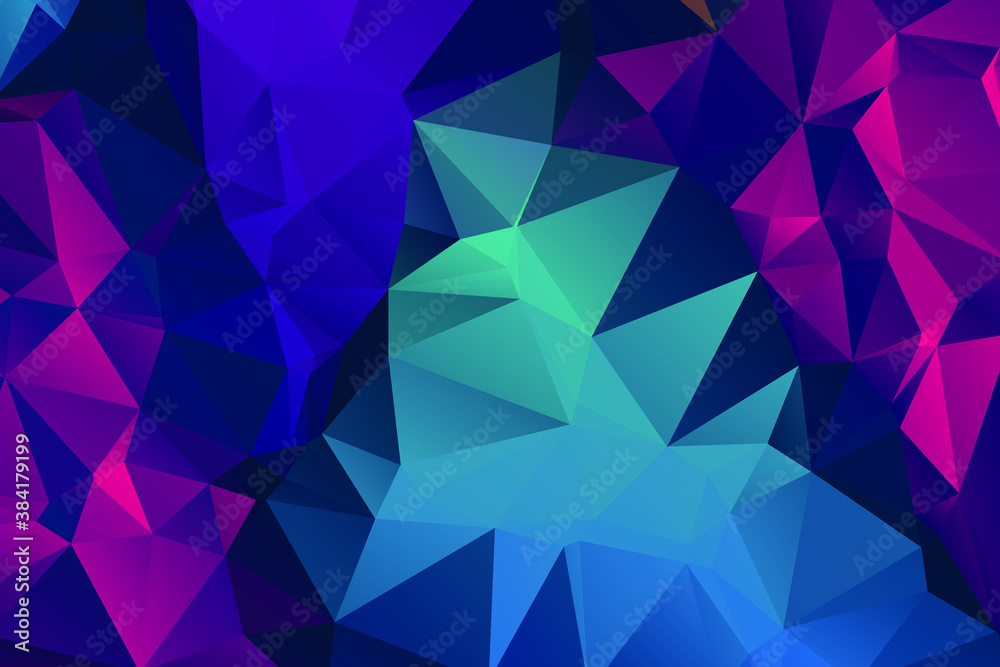Obraz premium Abstract Color Polygon Background Design, Abstract Geometric Origami Style With Gradient. Presentation,Website, Backdrop, Cover,Banner,Pattern Template