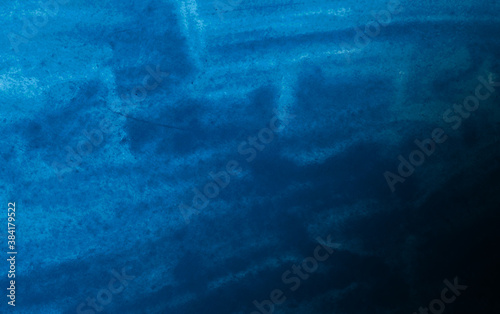 Wallpaper Mural Blue watercolor gradient paper texture background. Torontodigital.ca