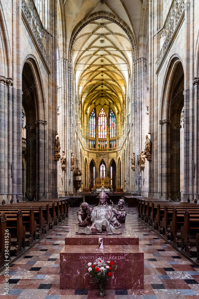 Majestic cathedral interior