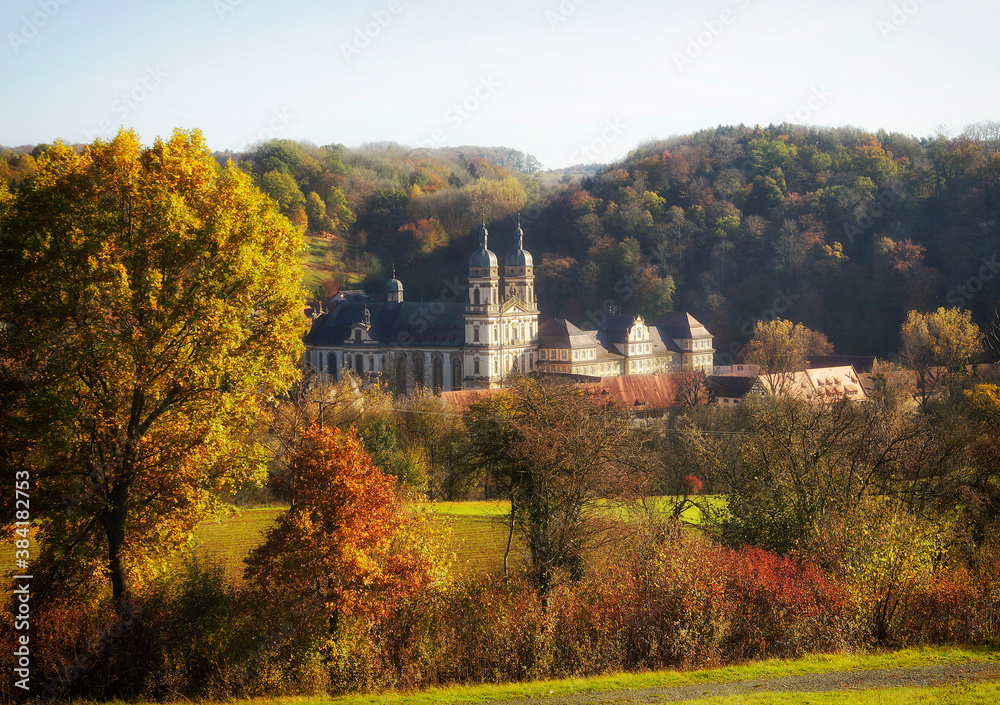 The monastery Schöntal in Hohenlohe, Germany, Europe.