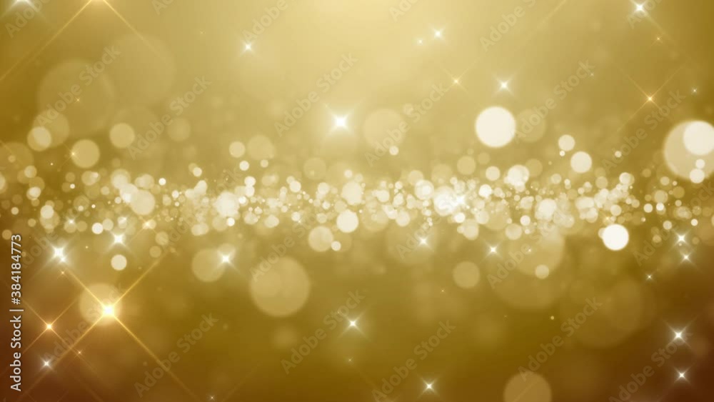 glittering golden sparkle celebration video