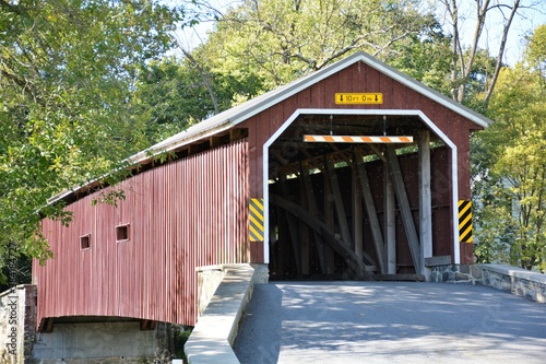 Fényképezés Covered bridge in Lancaster County PA USA