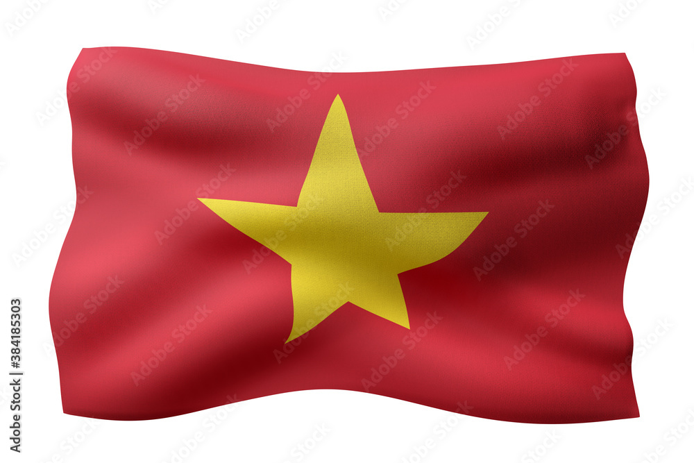 Vietnam 3d flag Vietnam 3d flag