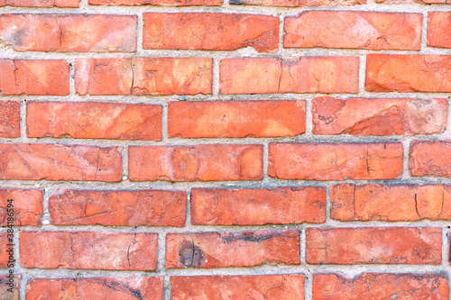 brick wall close-up as background. the texture of the brick