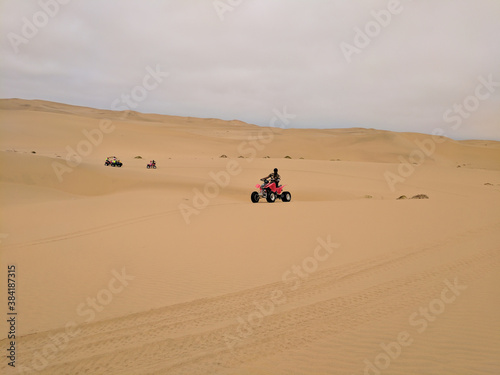 tourists in the desert © Pinak
