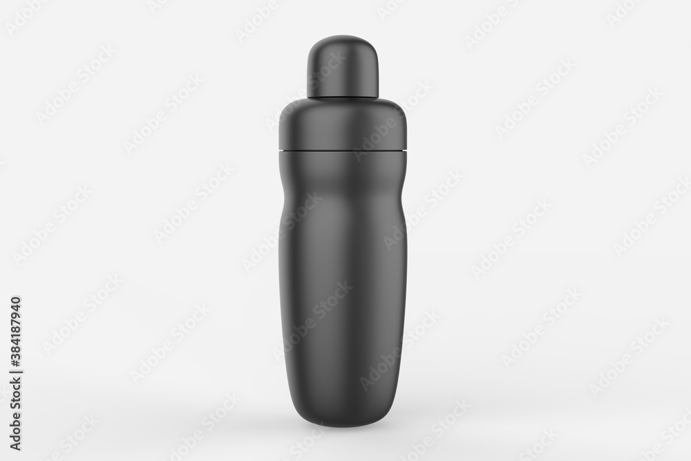 Fitness running and sport water bottles isolated on white background. 3d illustration Fitness running and sport water bottles isolated on white background. 3d illustration