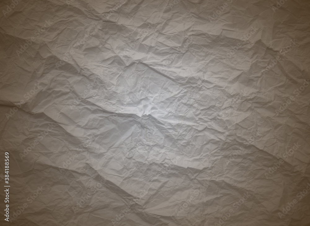 Fototapeta premium white crumpled paper texture background.
