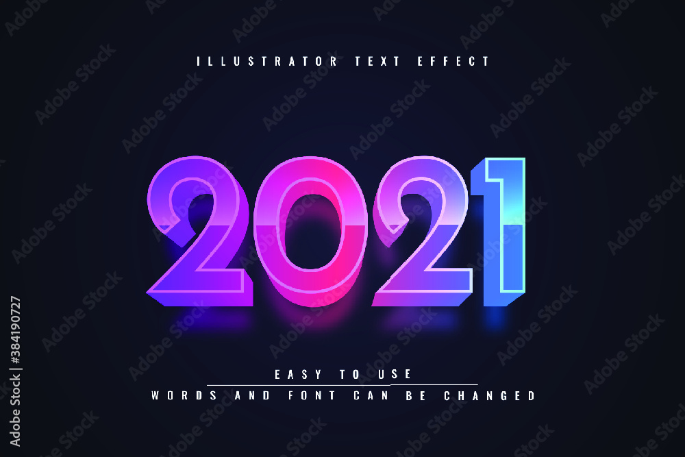 Colorful editable text effect Colorful editable text effect