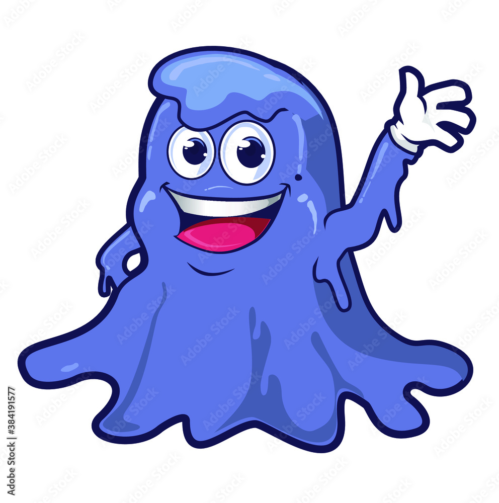 slime mascot cartoon in vector slime mascot cartoon in vector