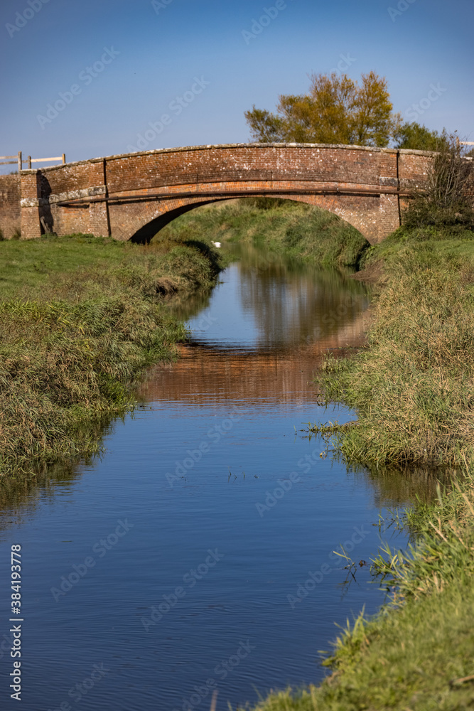Bridge over the Cuckmere River, Alfriston, Sussex, England