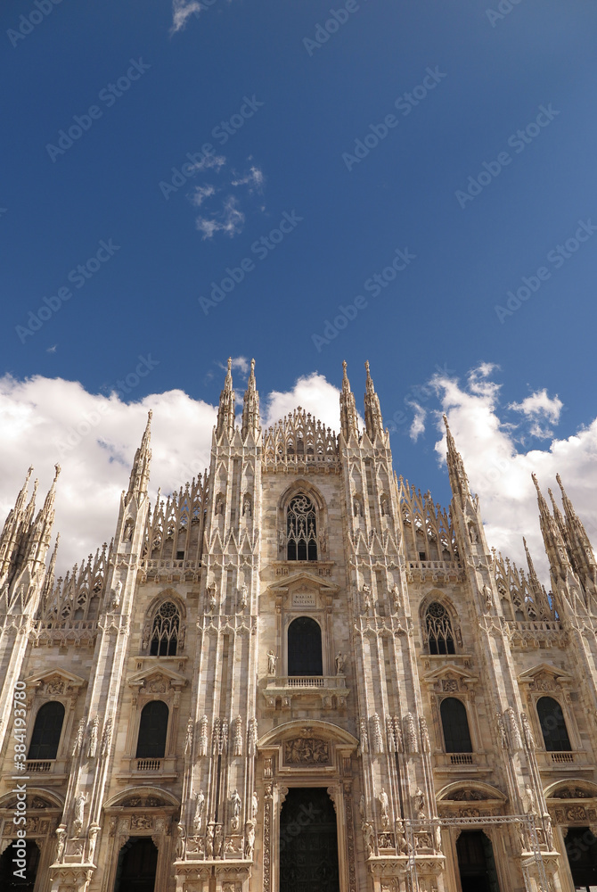 Milano, facciata del Duomo
