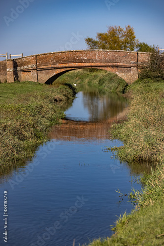 Bridge over the Cuckmere River, Alfriston, Sussex, England