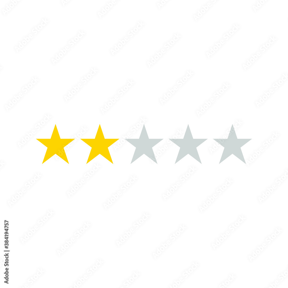 Stars rating icon set. Set of Gold star icons isolated on a blank background. eps 10 Stars rating icon set. Set of Gold star icons isolated on a blank background. eps 10