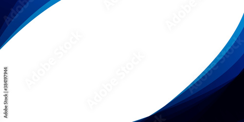 Abstract blue white vector background with wave 