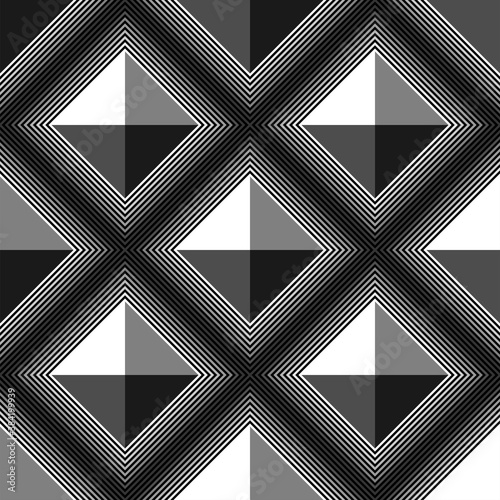 Seamless geometrical pattern. Vector endless background.